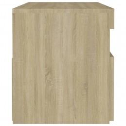 Acquista Comodino e Luci LED 2 pz Rovere Sonoma 60x35x40cm in Truciolato con riferimento GHV-3082781 della ditta GARDENHOME