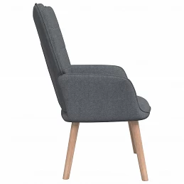 Acquista Poltrona Relax con Poggiapiedi Grigio Scuro in Tessuto con riferimento GHV-327931 della ditta GARDENHOME