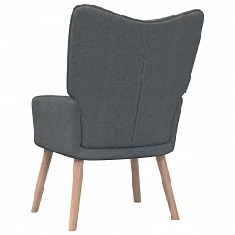 Acquista Poltrona Relax con Poggiapiedi Grigio Scuro in Tessuto con riferimento GHV-327931 della ditta GARDENHOME