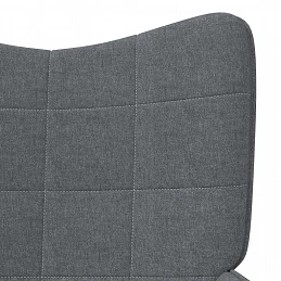 Acquista Poltrona Relax con Poggiapiedi Grigio Scuro in Tessuto con riferimento GHV-327931 della ditta GARDENHOME