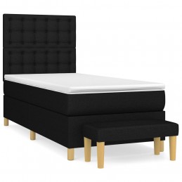 Acquista Giroletto a Molle con Materasso Nero 90x200 cm in Tessuto con riferimento GHV-3137447 della ditta GARDENHOME