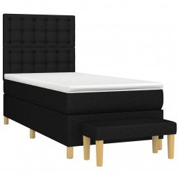 Acquista Giroletto a Molle con Materasso Nero 90x200 cm in Tessuto con riferimento GHV-3137447 della ditta GARDENHOME