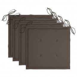 Acquista Sedie da Giardino Pieghevoli 4pz con Cuscini in Massello Acacia con riferimento GHV-3064517 della ditta GARDENHOME