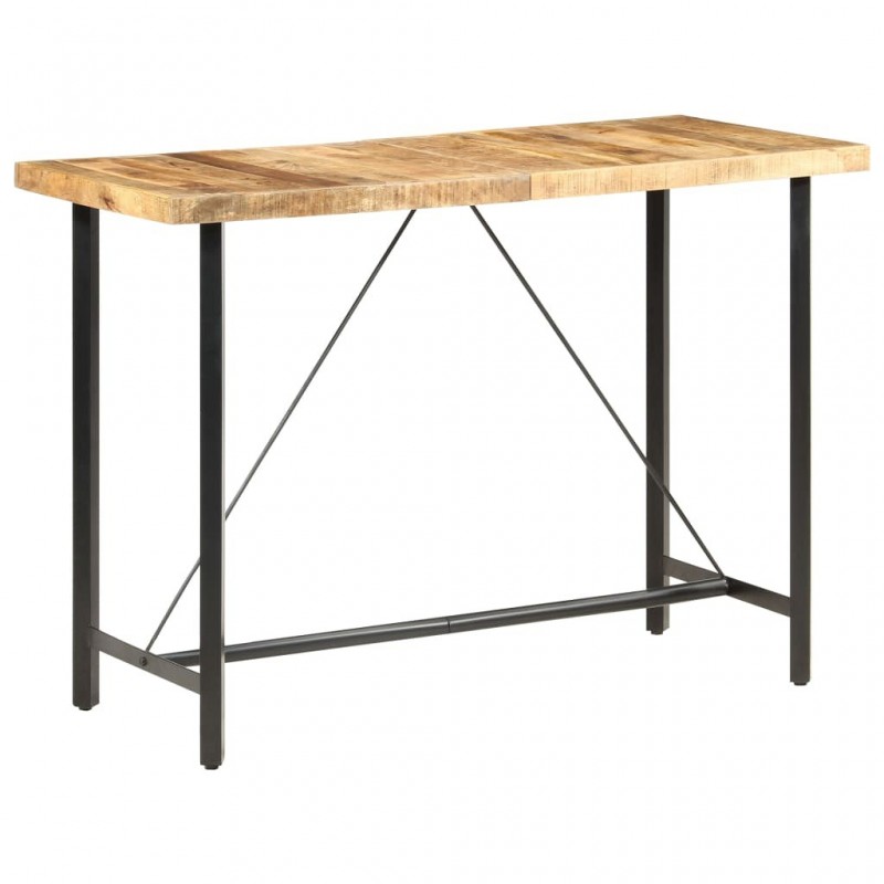 Acquista Tavolo da Bar 150x70x107 cm in Legno Ruvido di Mango con riferimento GHV-286612 della ditta GARDENHOME