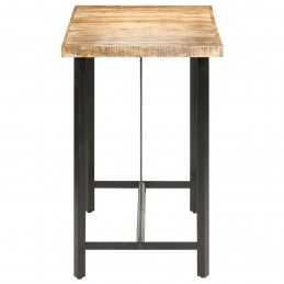Acquista Tavolo da Bar 150x70x107 cm in Legno Ruvido di Mango con riferimento GHV-286612 della ditta GARDENHOME