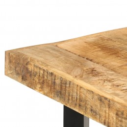Acquista Tavolo da Bar 150x70x107 cm in Legno Ruvido di Mango con riferimento GHV-286612 della ditta GARDENHOME