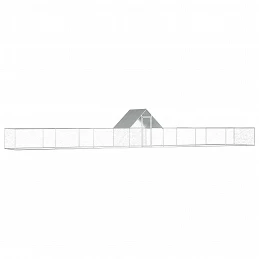 Acquista Pollaio 14x2x2 m in Acciaio Zincato con riferimento GHV-144564 della ditta GARDENHOME