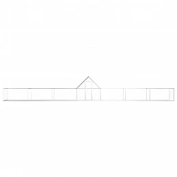 Acquista Pollaio 14x2x2 m in Acciaio Zincato con riferimento GHV-144564 della ditta GARDENHOME