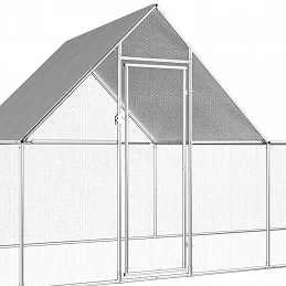 Acquista Pollaio 14x2x2 m in Acciaio Zincato con riferimento GHV-144564 della ditta GARDENHOME