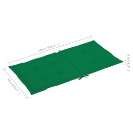 Acquista Cuscini per Sedie da Giardino 6 pz Grigi 100x50x3 cm con riferimento GHV-314136 della ditta GARDENHOME