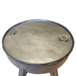 Acquista Tavolino da Caffè in Legno Massello Recuperato 60x45 cm Argento con riferimento GHV-244511 della ditta GARDENHOME