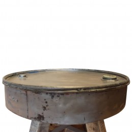 Acquista Tavolino da Caffè in Legno Massello Recuperato 60x45 cm Argento con riferimento GHV-244511 della ditta GARDENHOME