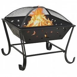 Acquista Braciere con Attizzatoio 62 cm XXL in Acciaio con riferimento GHV-311893 della ditta GARDENHOME