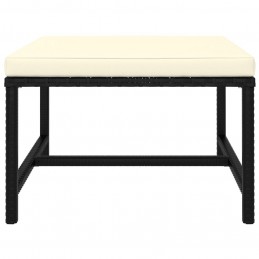 Acquista Poggiapiedi Modulare con Cuscino in Polyrattan Nero con riferimento GHV-313509 della ditta GARDENHOME