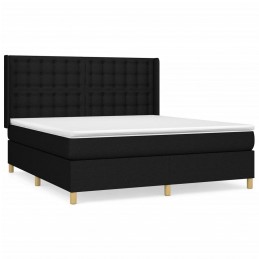 Acquista Giroletto a Molle con Materasso Nero 160x200 cm in Tessuto con riferimento GHV-3132323 della ditta GARDENHOME