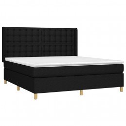 Acquista Giroletto a Molle con Materasso Nero 160x200 cm in Tessuto con riferimento GHV-3132323 della ditta GARDENHOME