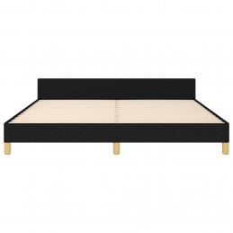 Acquista Giroletto con Testiera Nero 160x200 cm in Tessuto con riferimento GHV-3125391 della ditta GARDENHOME