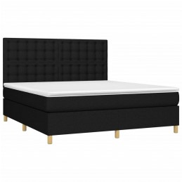 Acquista Letto a Molle con Materasso e LED Nero 160x200 cm in Tessuto con riferimento GHV-3135767 della ditta GARDENHOME