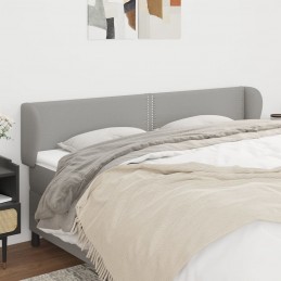 Acquista Testiera ad Orecchio Grigio Chiaro 183x23x78/88 cm in Tessuto con riferimento GHV-3117018 della ditta GARDENHOME