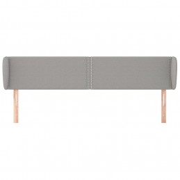 Acquista Testiera ad Orecchio Grigio Chiaro 183x23x78/88 cm in Tessuto con riferimento GHV-3117018 della ditta GARDENHOME