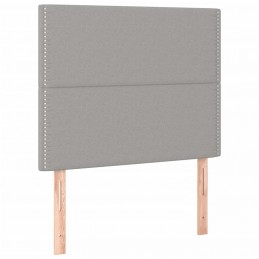 Acquista Letto a Molle Materasso e LED Grigio Chiaro 90x200 cm Tessuto con riferimento GHV-3134765 della ditta GARDENHOME