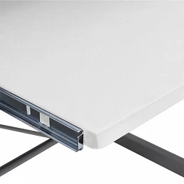 Acquista Scrivania Computer Angolare Bianca 132x112x99 Legno Multistrato con riferimento GHV-20587 della ditta GARDENHOME