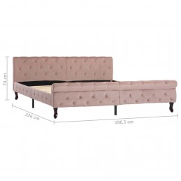 Acquista Giroletto Rosa in Velluto 180x200 cm con riferimento GHV-288569 della ditta GARDENHOME