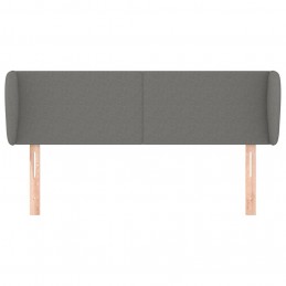 Acquista Testiera ad Orecchio Grigio Scuro 147x23x78/88 cm in Tessuto con riferimento GHV-3116863 della ditta GARDENHOME