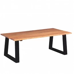 Acquista Tavolino da Caffè in Legno Massello di Acacia 110x60x40 cm con riferimento GHV-244996 della ditta GARDENHOME