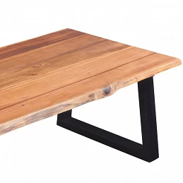 Acquista Tavolino da Caffè in Legno Massello di Acacia 110x60x40 cm con riferimento GHV-244996 della ditta GARDENHOME