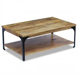 Acquista Tavolino da Caffè in Legno di Mango 100x60x38 cm con riferimento GHV-243341 della ditta GARDENHOME