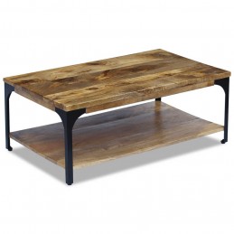 Acquista Tavolino da Caffè in Legno di Mango 100x60x38 cm con riferimento GHV-243341 della ditta GARDENHOME