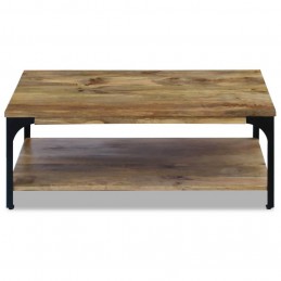 Acquista Tavolino da Caffè in Legno di Mango 100x60x38 cm con riferimento GHV-243341 della ditta GARDENHOME
