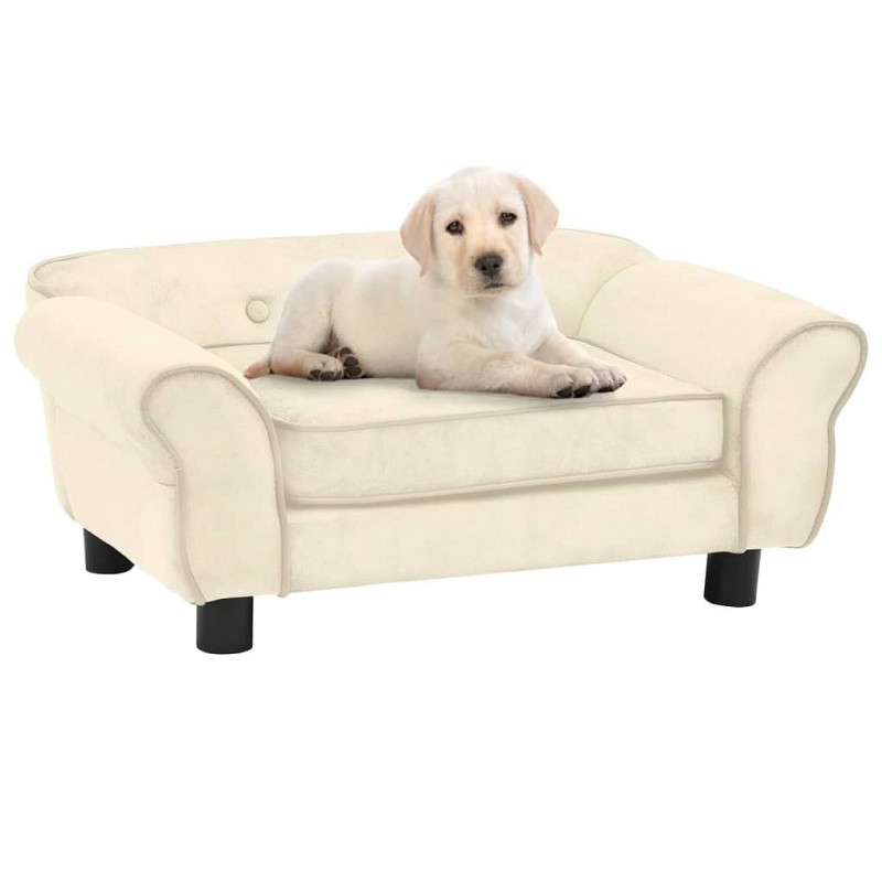 Acquista Divano per Cani Crema 72x45x30 cm in Peluche con riferimento GHV-171042 della ditta GARDENHOME