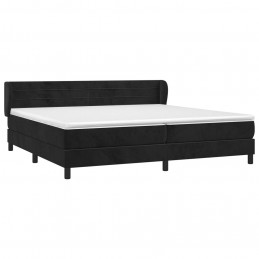 Acquista Giroletto a Molle con Materasso Nero 200x200 cm in Velluto con riferimento GHV-3127573 della ditta GARDENHOME
