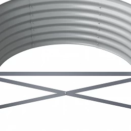 Acquista Vaso Giardino Acciaio Verniciato a Polvere 512x80x36 cm Grigio con riferimento GHV-318939 della ditta GARDENHOME
