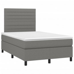 Acquista Letto a Molle Materasso e LED Grigio Scuro 120x200cm in Tessuto con riferimento GHV-3134942 della ditta GARDENHOME