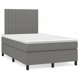 Acquista Giroletto a Molle con Materasso Grigio Scuro 120x200 cm Tessuto con riferimento GHV-3141922 della ditta GARDENHOME