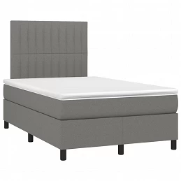 Acquista Giroletto a Molle con Materasso Grigio Scuro 120x200 cm Tessuto con riferimento GHV-3141922 della ditta GARDENHOME