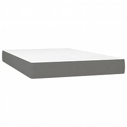 Acquista Giroletto a Molle con Materasso Grigio Scuro 120x200 cm Tessuto con riferimento GHV-3141922 della ditta GARDENHOME