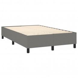 Acquista Giroletto a Molle con Materasso Grigio Scuro 120x200 cm Tessuto con riferimento GHV-3141602 della ditta GARDENHOME