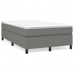 Acquista Giroletto a Molle con Materasso Grigio Scuro 120x200 cm Tessuto con riferimento GHV-3144408 della ditta GARDENHOME