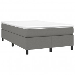 Acquista Giroletto a Molle con Materasso Grigio Scuro 120x200 cm Tessuto con riferimento GHV-3144408 della ditta GARDENHOME