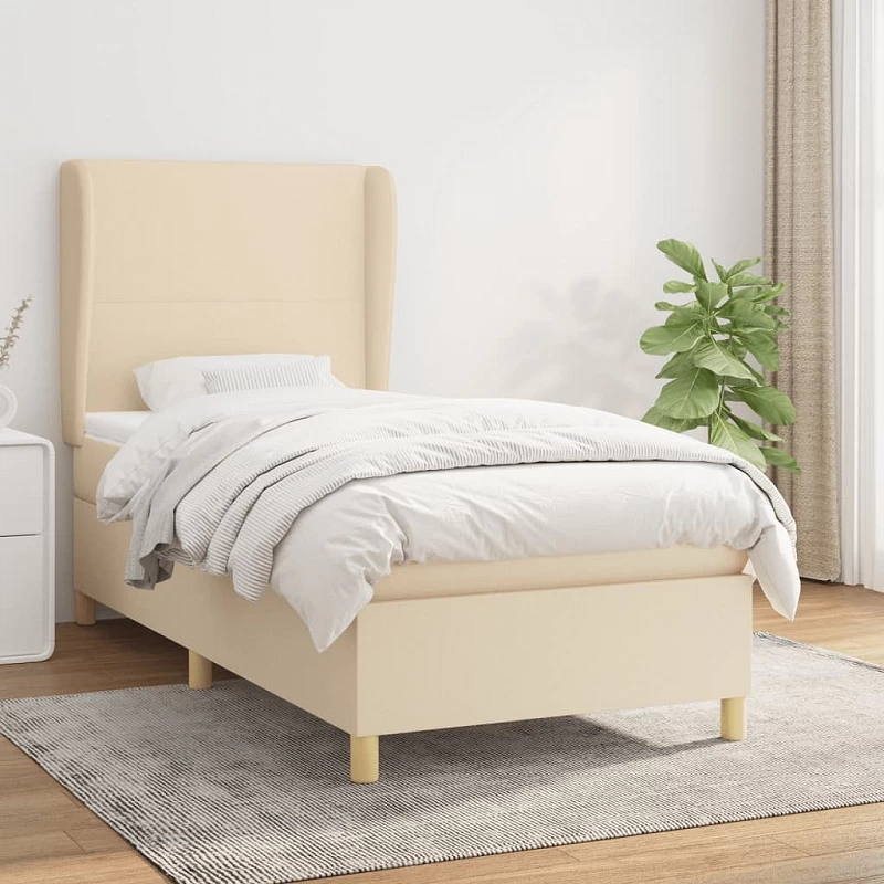 Acquista Giroletto a Molle con Materasso Crema 100x200 cm in Tessuto con riferimento GHV-3128346 della ditta GARDENHOME