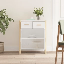Acquista Credenza Bianca 62x38x75 cm in Legno Multistrato con riferimento GHV-345675 della ditta GARDENHOME