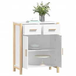 Acquista Credenza Bianca 62x38x75 cm in Legno Multistrato con riferimento GHV-345675 della ditta GARDENHOME
