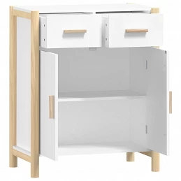 Acquista Credenza Bianca 62x38x75 cm in Legno Multistrato con riferimento GHV-345675 della ditta GARDENHOME