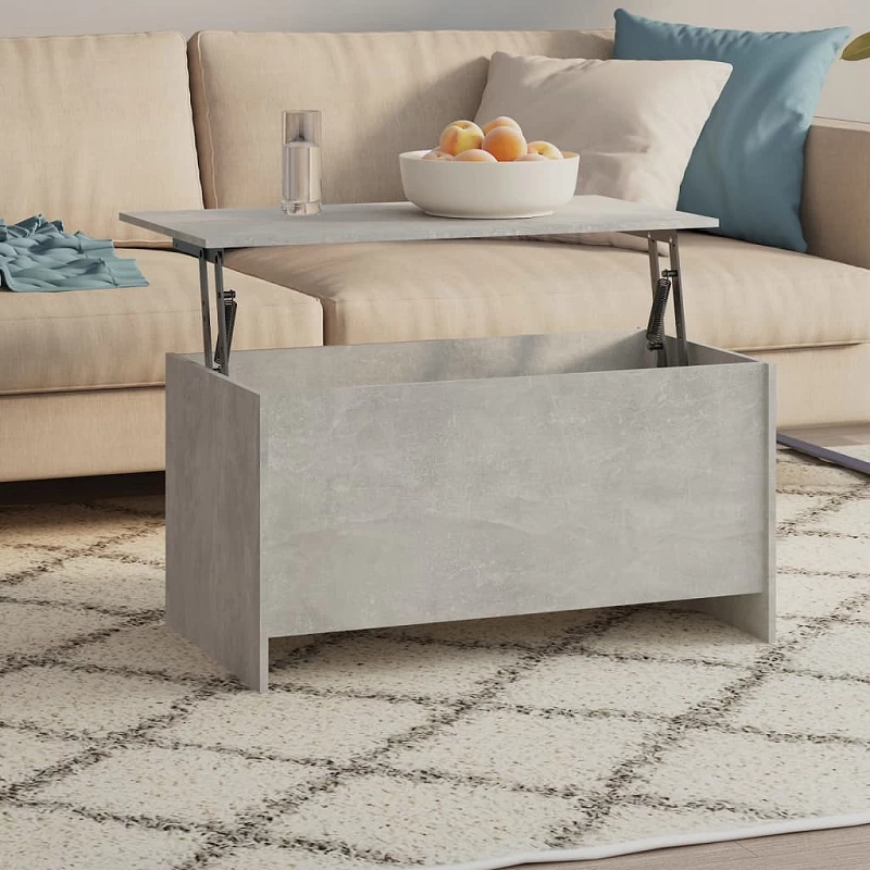 Acquista Tavolino Grigio Cemento 102x55,5x52,5 cm in Legno Multistrato con riferimento GHV-809669 della ditta GARDENHOME