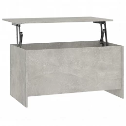 Acquista Tavolino Grigio Cemento 102x55,5x52,5 cm in Legno Multistrato con riferimento GHV-809669 della ditta GARDENHOME