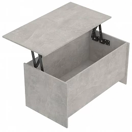 Acquista Tavolino Grigio Cemento 102x55,5x52,5 cm in Legno Multistrato con riferimento GHV-809669 della ditta GARDENHOME